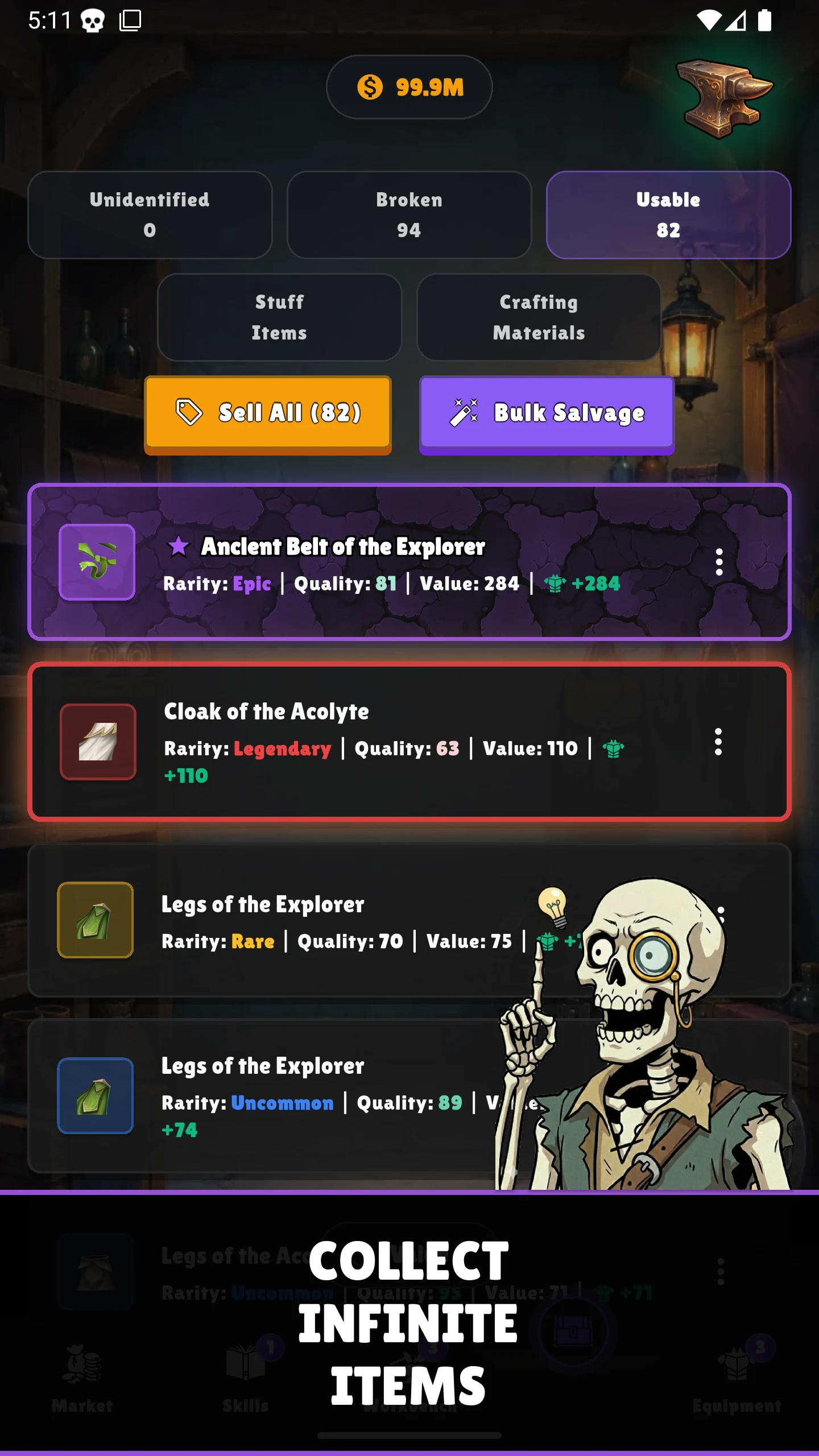 Necro Market: Loot Idle Games screenshot